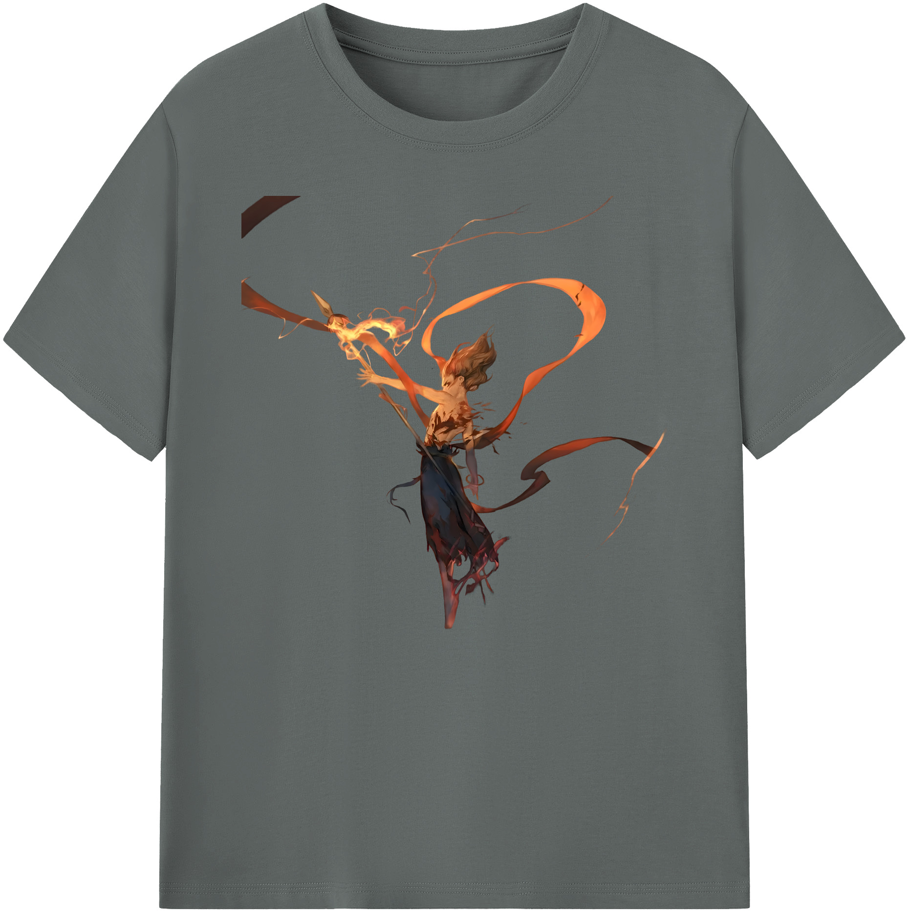 （画像用） Ne Zha 2 ナタ 魔童の大暴れ 綿100％ メンズ半袖Tシャツ｜肌触りやわらか＆通気性